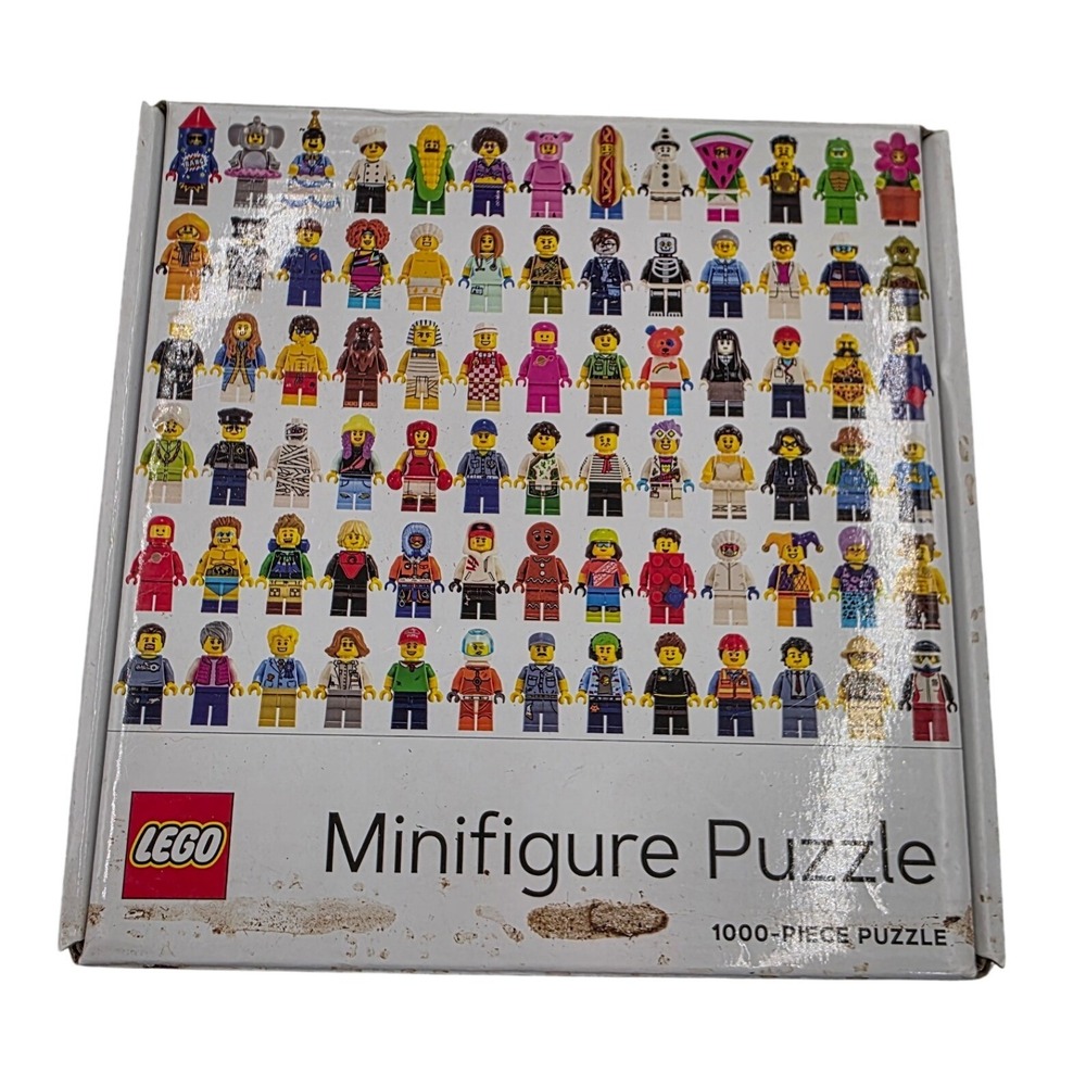 LEGO Minifigure Puzzle 1000 Piece Jigsaw Chronicle Books 20x25 9781797210414 O2